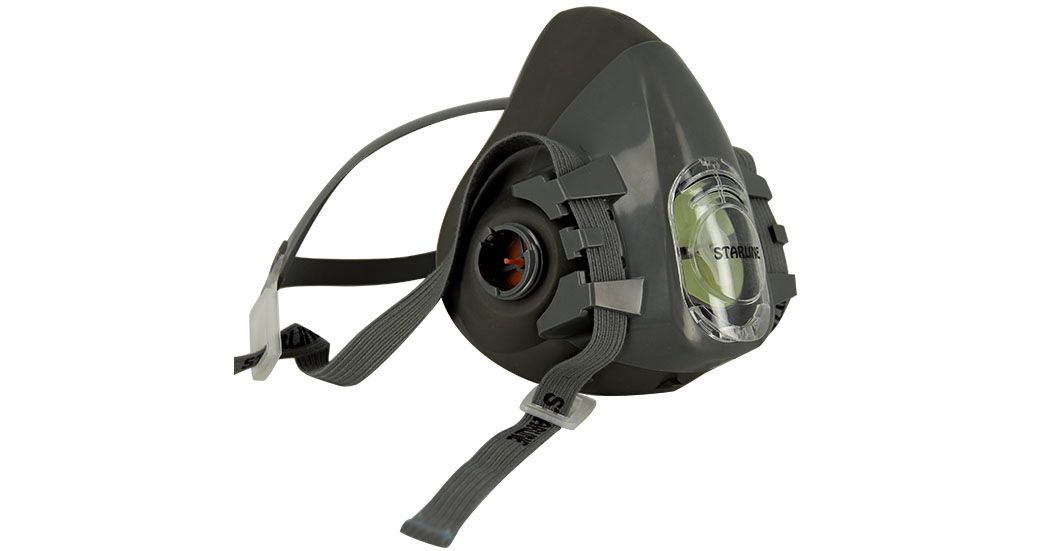 Silikon Yarım Yüz Gaz Maskesi / Starline / V-900